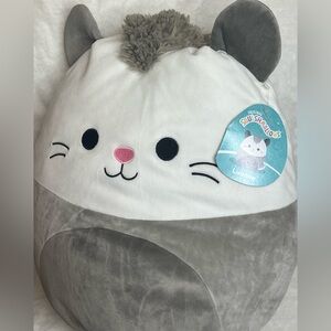 Squishmallows Gray and White Plush Toy